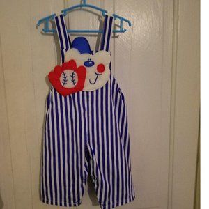 NEW Baby Hopscotch Overalls (Size: 6 to 9 Mths) CRAZY CUTE! BRIGHT COLORS!